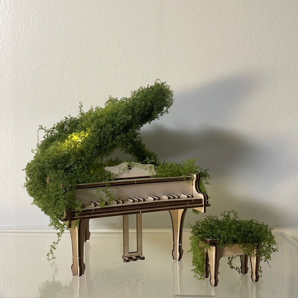 Taylor Swift | Swifties Handmade Evermore Inspired Miniature Piano With Light
